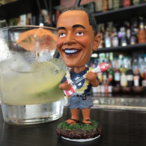 Obama Bobblehead at Tiki Bar, Auckland NZ